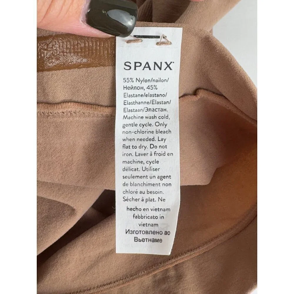 Spanx NWOT Higher Power Short SM Cafe Au Lait Shapewear 6